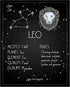 Posterizer 1 pcs-Astrology Posters-Zodiac Sign Leo-Astrology & Zodiac Art-Astronomy- Gift for Steampunk and Astrology Lovers-Living Room Bedroom D...