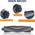 Replacement Parts for Dreame L20 Ultra / L30 Ultra Robot Vacuum Cleaner, 1 Main Brush, 4 Dust Bags, 4 Mop Pads, 2 HEPA Filters, 4 Side Brushes...