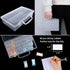 SGHUO 1 Pack 64 Grids Diamond Painting Tool Box Container Craft Storage with Adjustable Dividers for Beads, Art DIY, Crafts, Jewelry, Plastic Orga...