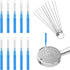 10pcs Shower Head Cleaning Tool, Shower Head Cleaner Picks with 10 Shower Head Cleaner Brush Gap Hole Anti-Clogging Cleaning Brush for Shower Head...