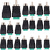 11Pair RCA Plugs Cable Audio Adapter Screws Phono RCA Male Female Plug to AV Screw Terminal Audio Video Connector Adapter Wire RCA Adapte for Spea...