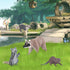 Atralo Service Wildlife Animal Figures Model Playsets 4 PCS Raccoon Beaver Figure Model Toy Desktop Decoration Collection Party Favors Toys for Bo...