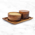 Midoriwood Bathroom Vanity Tray 8.66 x 5.7 inches, Natural Acacia Wood Tray for Bathroom, Kitchen, Countertop, Toilet Tank, Sink, Elegant Organize...