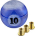 Resin Gear Knob Billiard Number 10 Shift Knobs Lever Stick Shifter Handle fit Most Manual Automatic Trucks SUV Cars, Blue...