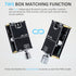 Bluetooth Amplifier Board, PEMENOL TWS DC 7-24V 100W Mono Audio Power Amplifier Module with Box Matching Function Support AUX/Bluetooth/USB for DI...
