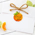 Little Cutie Baby Shower Thank You Stickers – 40 Count Orange Theme Labels for Baby Shower or Gender Reveal Party Favors, Envelopes, and Treat Bag...