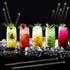 Aboat 120 Pieces 7.3 Inch Plastic Round Top Swizzle Sticks, Gold...