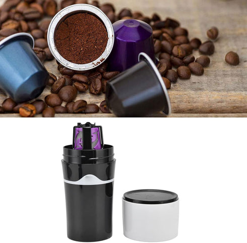 Portable Coffee Maker,K Cup Coffee Machine, Single Serve Drip Coffee Maker,360 Degree Side Leakage Prevention, Manual Drip Coffee Maker for Travel...
