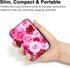 Credit Card Holder, Metal Card Wallet RFID Blocking Mini Slim Aluminum Business Hard Card Case for Women Men (Roses)...