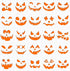 25 Pcs Halloween Pumpkins Face Stencils, Decorative Painting Stencils Reusable Plastic Drawing Template for DIY Pumpkin Carving, Wood, Walls Art D...