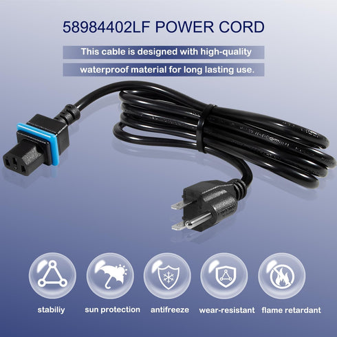 58984402LF Power Cord Replacement for Maytronics Dolphin Pool Cleaners Power Supply Devices - 10 Amps 125 Volts...