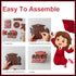 Graduation Decorations Class of 2025-36pcs Red and Black Graduation Table Centerpieces Sticks Table Toppers with Lights for College High School Co...