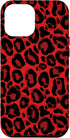 iPhone 12 Pro Max Red Leopard Phone Case Cheetah Skin Pattern Women Case...