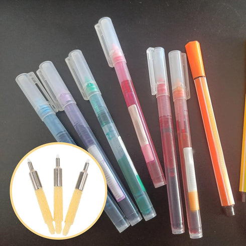 3 Pcs Replacement Paint Pen Tips Paint Pens Paint Markers Tip Crafts Rock Painting Pens Easy to Change Nibs for DIY Halloween Supplies Adults DIY ...