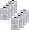 HiTauing 8 Pack PF-L Carbon Cartridge for Top Fin Silenstream PF20, PF30, PF40 and PF75 Power Filters...