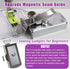 Magnetic Seam Guide for Sewing Machine Magnetic Sewing Guide with Clip, Hemmer Guide, Multifunctional Hem Guide Ruler, Quilting Sewing Supplies Ac...