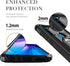 Avesfer for Xiaomi Redmi Note 8 Case with Screen Protector Tempered Glass Ring Holder 360 Degree Rotation Kickstand Shock Absorbing TPU Phone Cove...