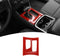 for Charger Gear Shift Panel Cover Trim Red Compatible with Dodge Charger 2015-2024 Red Interior Accessories......