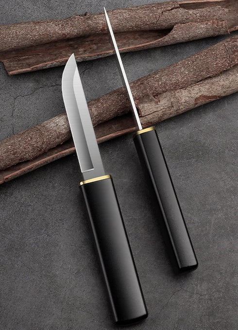 Paring knives,Portable Fruit Knife Set,Peeling Knife for Fruits and Vegetables Straight & Curved Stainless Steel ?Ultra Sharp Kitchen Knife for Ca...