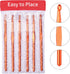 6PCS 5.5 mm Crochet Hook, Aluminum Crochet Hooks, US Size I (Size 9) Knitting Needles for DIY Craft Yarn, Hook Crochet Needles for Beginners Women...