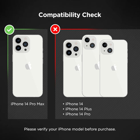 ENCASED Mag Case for iPhone 14 Pro Max - Clear Back Protective Cover - Compatible with MagSafe (2022 iPhone 14promax 6.7") includes Tempered Glass...