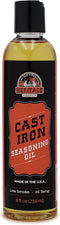 Heritage Products Cast Iron Seasoning Oil - Low-Smoke, Hi Temp All-Natural Skillet Conditioner for Dutch Oven, Griddle, Camp Grill – Cleans, Prote...