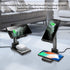 Wireless Charger, 2 in 1 Dual Wireless Charging Stand, Adjustable Phone Holder for Desk 10W Qi Fast Charger Compatible with iPhone 14/13/12/11/Pro...