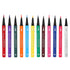 Coloured ,12PCS Liquid Set Matte Liquid Long Lasting Waterproof Pen Colorful Eyebrow Pencil Eyebrow Lip Liner Pencil Highly Pigmented Colored Matt...