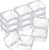 SATINIOR 12 PacK Clear Plastic Beads Storage Containers Box with Hinged Lid for Beads and More (1.7x1.7x0.79 Inch)...