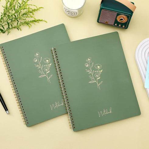 Spiral Notebook - College Ruled Notebook, Notebook Journal, 8.5'' x 10.5'', 55 Sheets/110 Pages, Journal for Women, Journal with Spiral Bound, Inn...