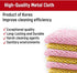 Unha's Non-Scratch Scouring Pads - Heavy Duty Dish Scrubbers, Odorfree, Long Lasting Dish Cloth, All-Purpose for Dish Washing Scurbs - Made in Kor...
