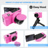 Camera Case for Sony ZV-1 Camera Removable Lens Cover,Anti-Scratch Silicone Soft Camera Case Compatible with Sony ZV-1 ZV1 Camera(Pink)...