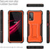 ExoGuard for T-Mobile REVVL V Plus 5G Case, Rubber Shockproof Full-Body Cover Case Built-in Screen Protector and Kickstand Compatible with T-Mobil...