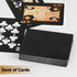 Waterproof Playing Cards, Black Deck of Cards,Plastic Playing Cards, Deck of Waterproof Foil Cards, Cool Poker Cards Set for Card Games in Gift Bo...