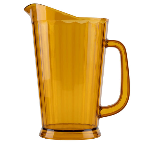 G.E.T. P-1064-1-A-EC BPA-Free Break-Resistant Plastic Serving Pitcher, 60 Ounce, Amber...