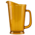 G.E.T. P-1064-1-A-EC BPA-Free Break-Resistant Plastic Serving Pitcher, 60 Ounce, Amber...