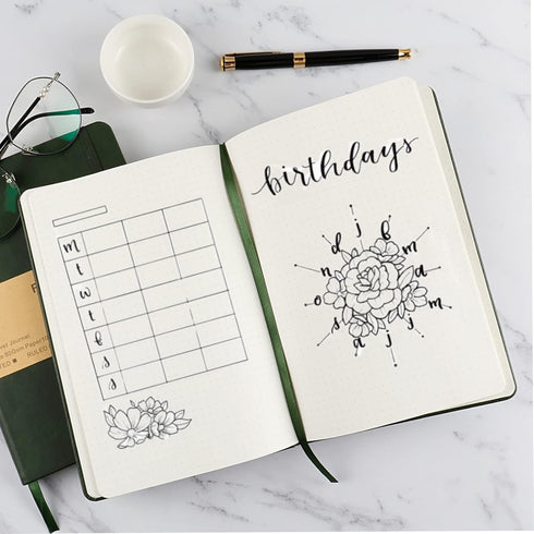 Journal notebook (A5-Dotted, Dark Green),192 Pages, Medium 5.7X8.3 inches - 80 gsm Thick Paper, Hardcover...