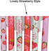 Maydahui 12PCS Strawberry Gel Pens Cute Fruit Pen Retractable Printing Pen Black Ink for Girls School Party...