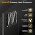 3 Pack Privacy Screen Protector for Samsung Galaxy Z Fold 4 With 3 Pack Camera Lens Protector, Anti Spy Tempered Glass 9H Hardness, Black Protecto...