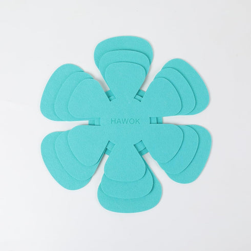 HAWOK Pot/Pan Protectors-Set of 3 Diamenter 8 inch 10inch 12inch Malachite Green...