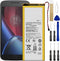 for Moto G4 XT1625,G4 XT1622 Replacement Battery GA40/SNN5970A Battery with Adhesive Tape Tool Kit...