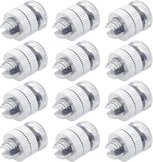 12 PCS Electric Fence Wire Connectors for 12-17 Gauge Aluminum Wire, Spool Galvanized Steel Wire, Poly Rope|Aluminum ALloy split bolts for Reliabl...
