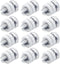 12 PCS Electric Fence Wire Connectors for 12-17 Gauge Aluminum Wire, Spool Galvanized Steel Wire, Poly Rope|Aluminum ALloy split bolts for Reliabl...