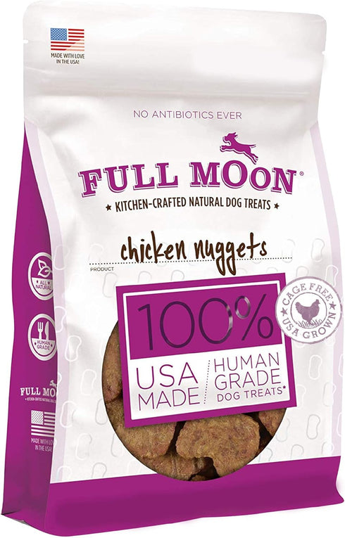 Full Moon Chicken Nuggets Healthy All Natural Dog Treats Human Grade Made in USA 12 oz...
