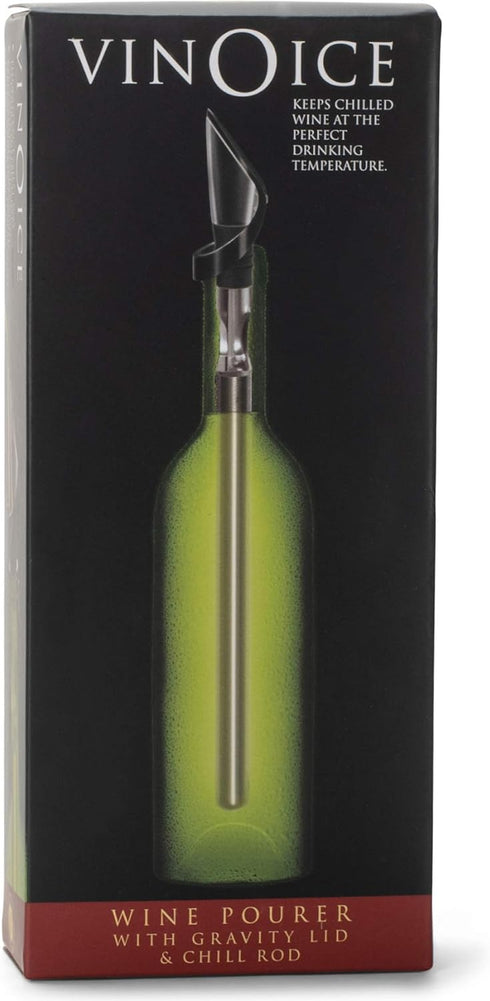 Cork Pops VinOice Wine Chiller and Non-Drip Pourer...