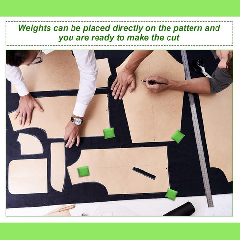 6 Pieces Pattern Weights Fabric Sewing Weight Dressmaking Cloth Weight Canvas Filled Steel Ball Weight Samples Cutting Weight for Sewing Accessori...