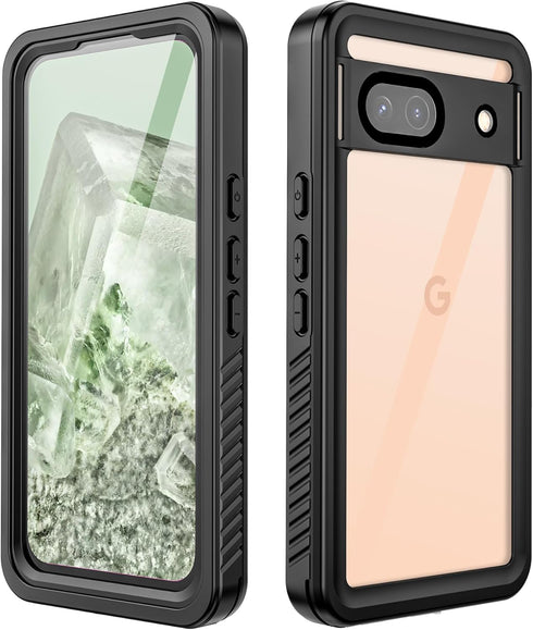 IP68 Waterproof Case for Google Pixel 8A, 100% passed the waterproof quality test,360° full-enclosure design,dustproof, underwater phone case,Blac...