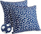 Outdoor Pillow Covers 18x18 Set of 2 Blue Polka Dot Outdoor Waterproof Decorative Pillow Cases Summer Outdoor Sofa Bed Cushion Covers Home Decor G...