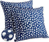 Outdoor Pillow Covers 18x18 Set of 2 Blue Polka Dot Outdoor Waterproof Decorative Pillow Cases Summer Outdoor Sofa Bed Cushion Covers Home Decor G...