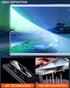 Compatible for Samsung Galaxy S24 Ultra Privacy Screen Protector Tempered Glass with Camera Lens Protector, Support Fingerprint ID Anti-Spy Temper...